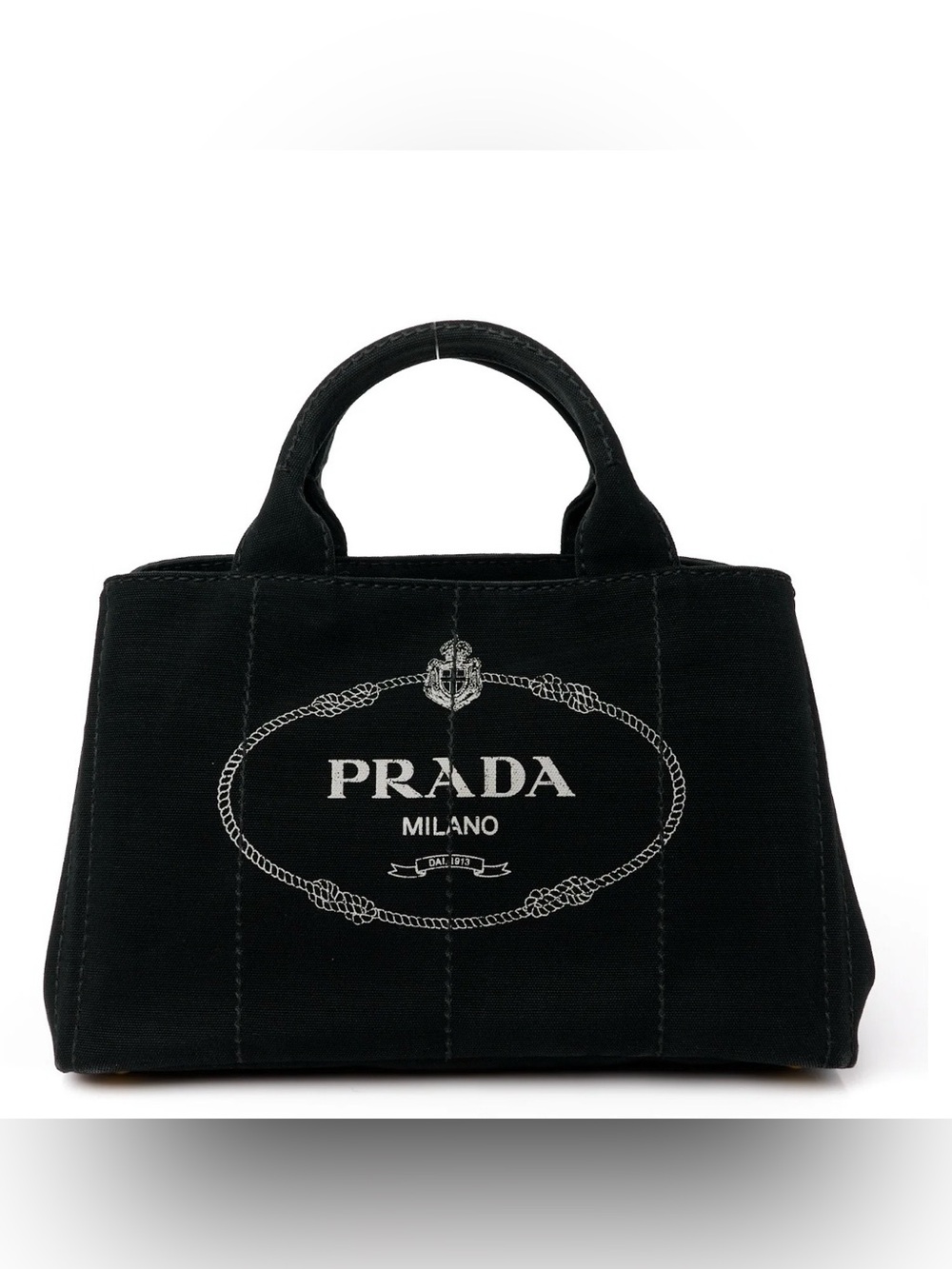 Prada Black Canapa bag